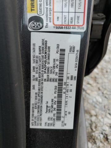2019 FORD FIESTA 3FADP4BJ9KM106060