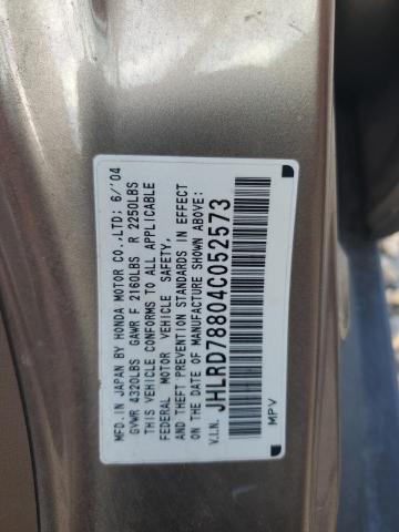 2004 Honda Cr-V Ex VIN: JHLRD78804C052573 Lot: 61336914