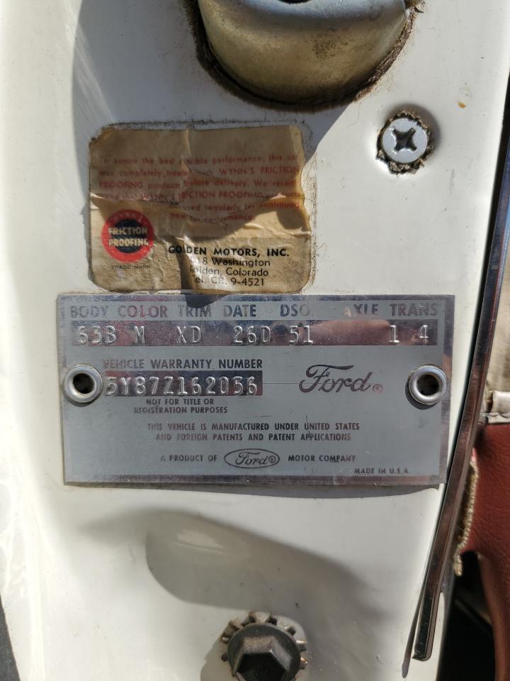 5Y87Z162056 1965 Ford Thunderbir