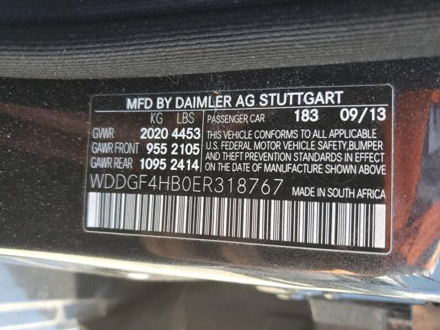 VIN WDDGF4HB0ER318767 2014 Mercedes-Benz C-Class, 250 no.12