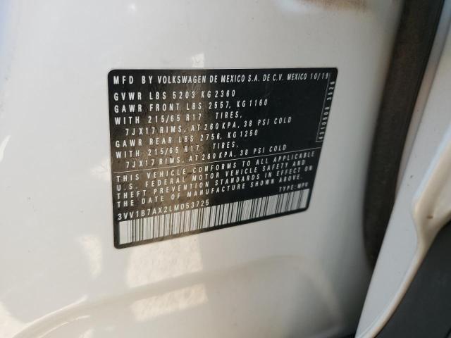 2020 VOLKSWAGEN TIGUAN S - 3VV1B7AX2LM053725