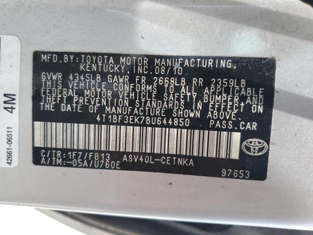 4T1BF3EK7BU644850 2011 Toyota Camry Base