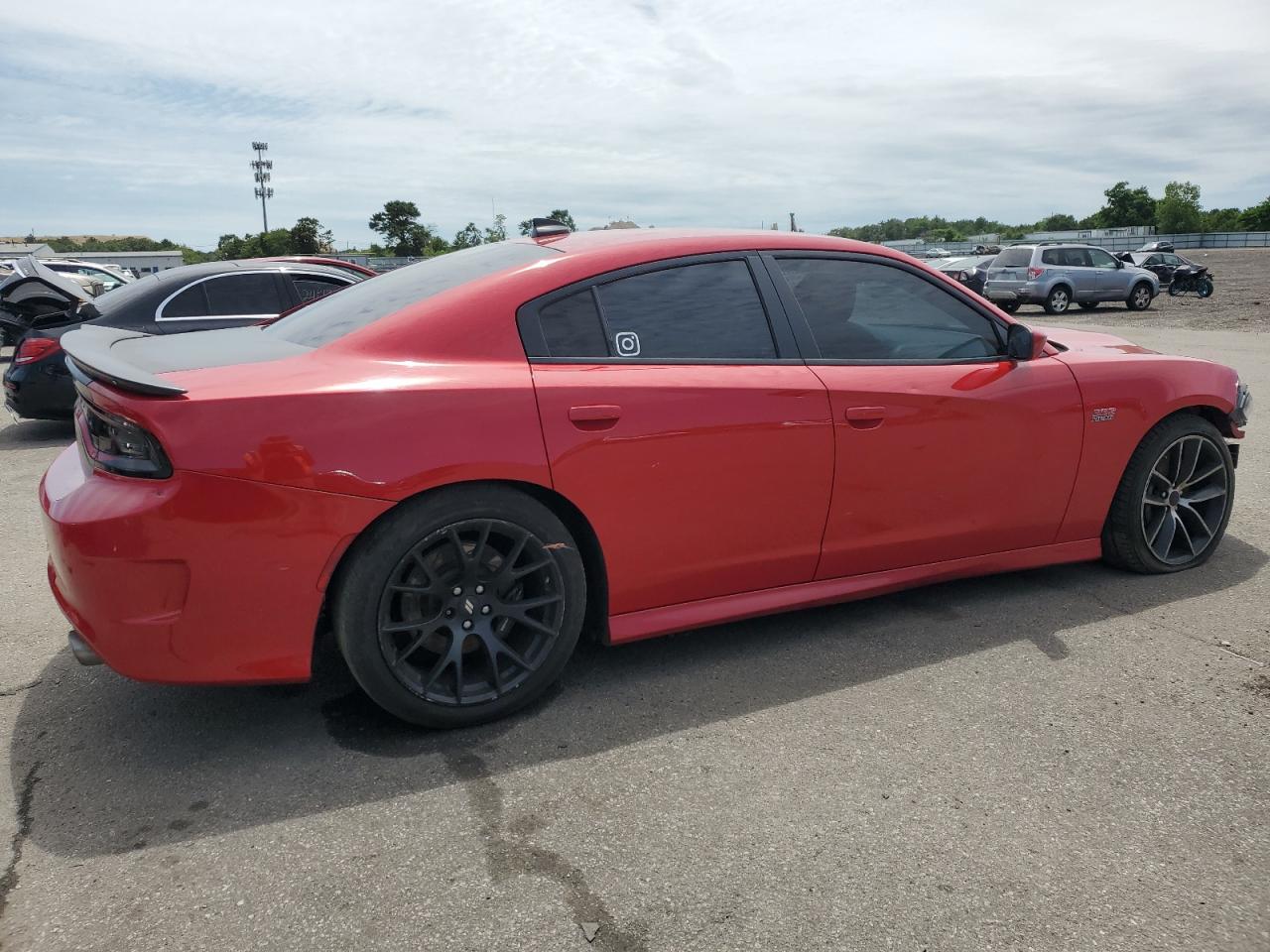 DODGE CHARGER R/ 2016 red  gas 2C3CDXGJ8GH139344 photo #4