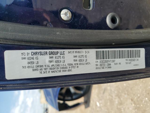2015 DODGE CHALLENGER - 2C3CDZBG5FH713307