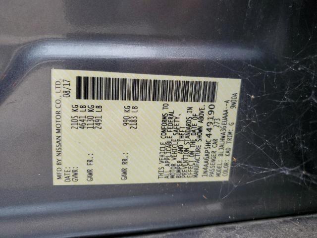 2017 NISSAN MAXIMA 3.5 - 1N4AA6AP5HC449190