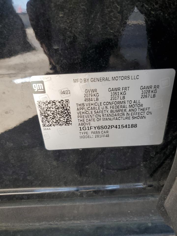 1G1FY6S02P4154188 2023 Chevrolet Bolt Euv Lt