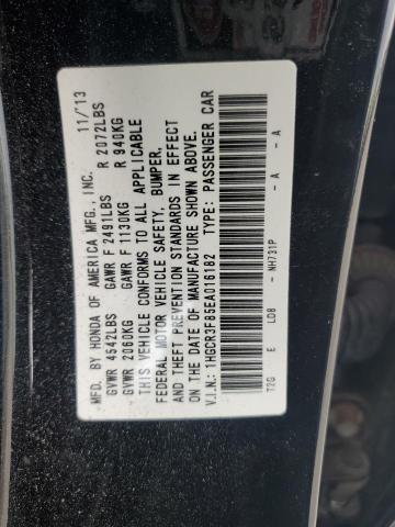 VIN 1HGCR3F85EA016182 2014 Honda Accord, Exl no.12