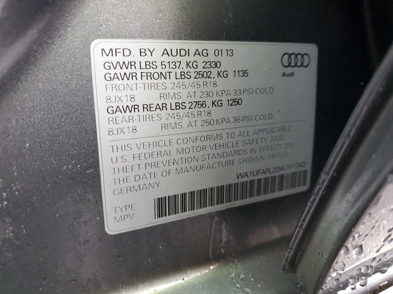 2013 Audi A4, PREMIUM PLUS