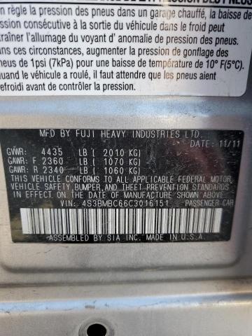 2012 Subaru Legacy 2.5I Premium VIN: 4S3BMBC66C3016151 Lot: 62360164