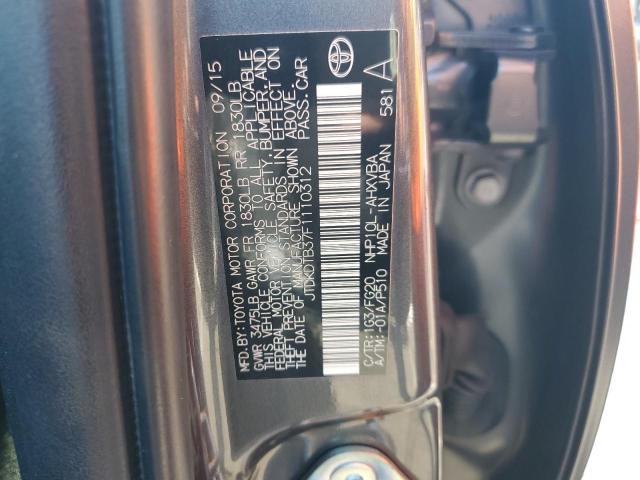 2015 TOYOTA PRIUS C - JTDKDTB37F1110312