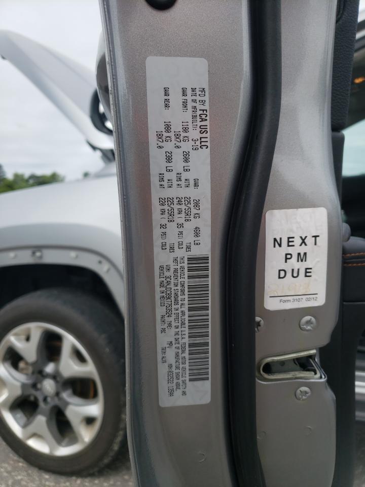 3C4NJDCB9KT753524 2019 Jeep Compass Limited