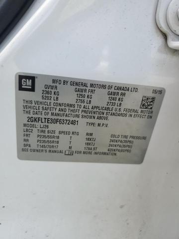 2015 GMC TERRAIN SL - 2GKFLTE30F6372481