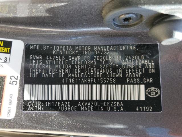 2023 TOYOTA CAMRY SE N - 4T1G11AK9PU155758