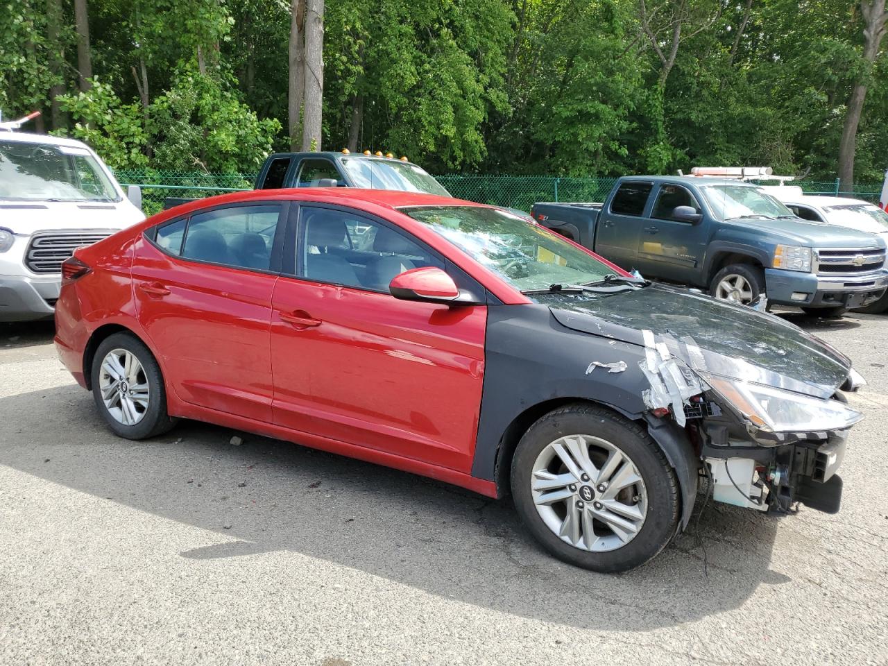 2020 Hyundai Elantra Sel vin: 5NPD84LF2LH583941