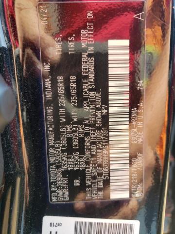 2021 TOYOTA HIGHLANDER - 5TDBZRBH9MS117391