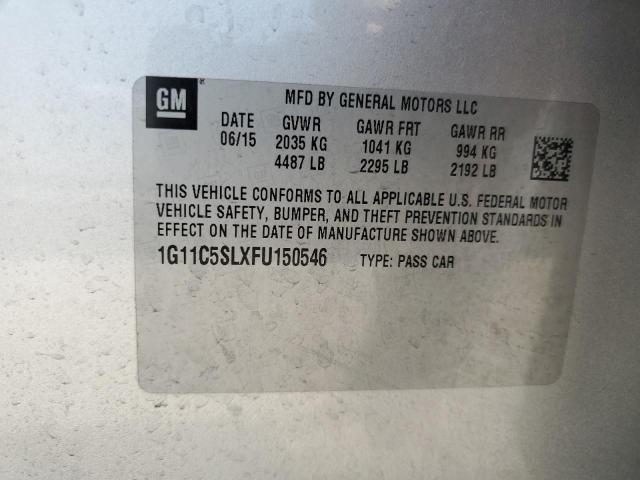 1G11C5SLXFU150546 2015 CHEVROLET MALIBU - Image 12