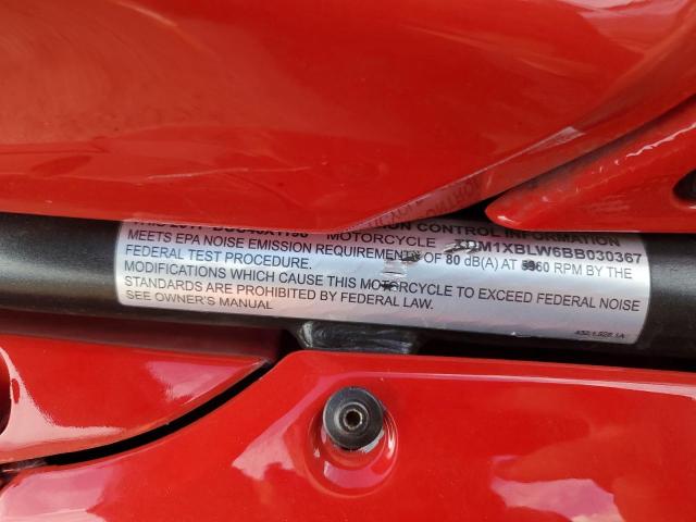 2011 DUCATI SUPERBIKE ZDM1XBLW6BB030367