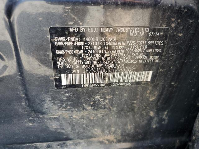 2015 SUBARU FORESTER 2 - JF2SJADC3FG488202