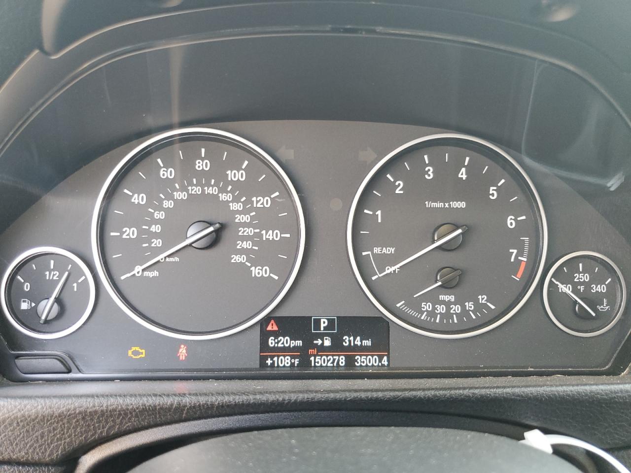 WBA3C1C58FK120897 2015 BMW 328 I Sulev