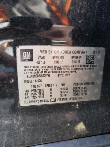 2020 CHEVROLET TRAX LS - KL7CJNSB2LB029785