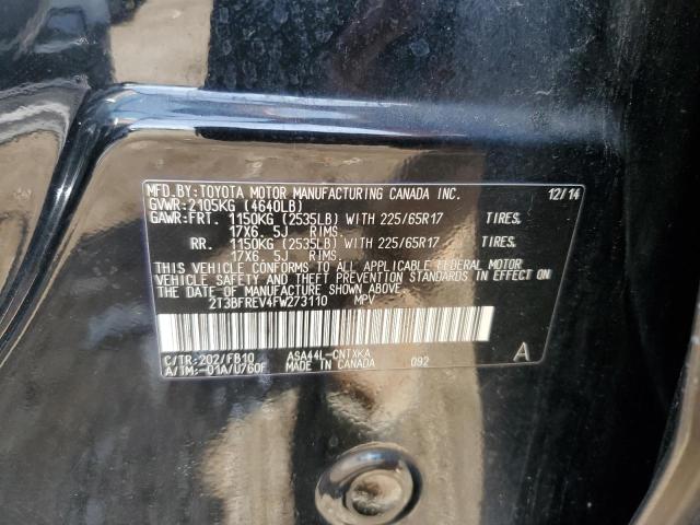 2015 TOYOTA RAV4 LE - 2T3BFREV4FW273110
