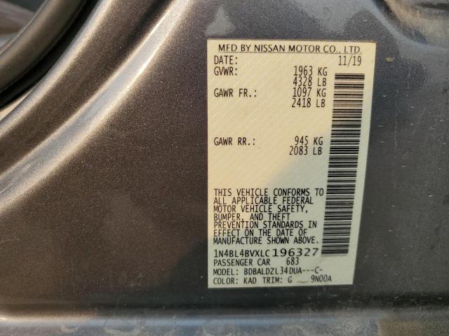 2020 NISSAN ALTIMA S - 1N4BL4BVXLC196327