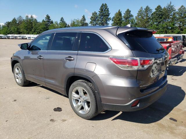 VIN 5TDDKRFH1ES023675 2014 Toyota Highlander, Limited no.2