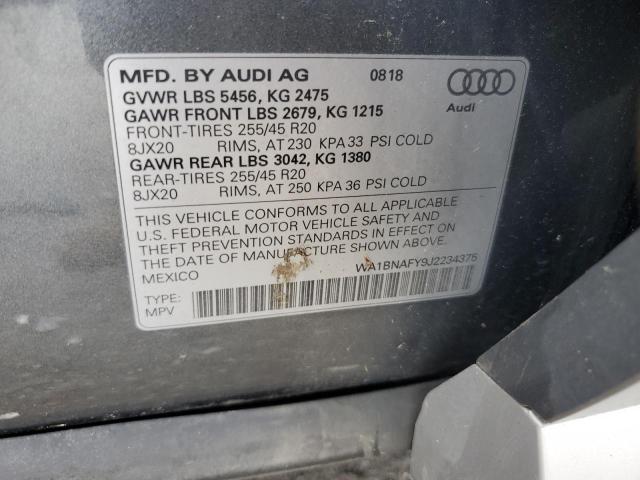 VIN WA1BNAFY9J2234375 2018 Audi Q5, Premium Plus no.14