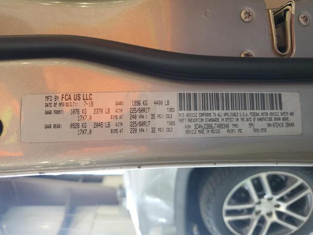 2018 Jeep Compass Latitude VIN: 3C4NJCBB6JT489348 Lot: 62246154