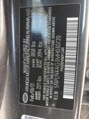 5NPLN4AG3MH030720 2021 HYUNDAI ELANTRA - Image 12