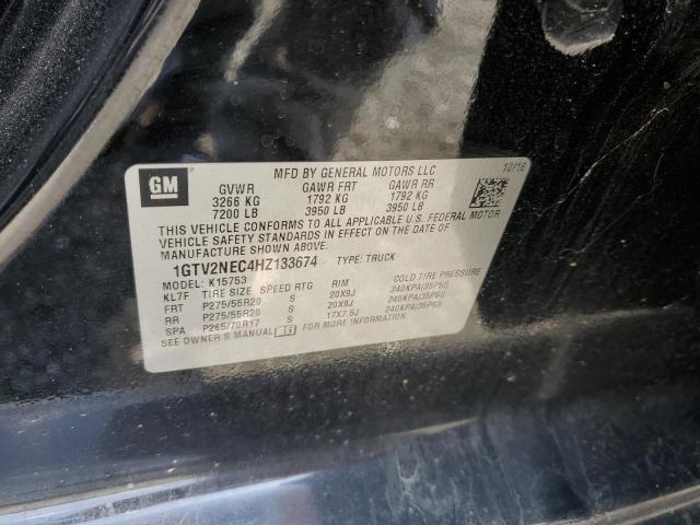 2017 GMC SIERRA 1GTV2NEC4HZ133674