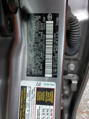 VIN 4T1BF1FK0GU137959 2016 Toyota Camry, LE no.12