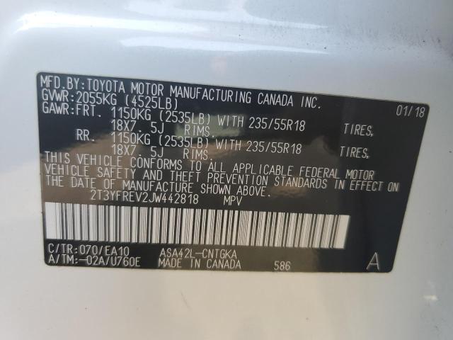 2T3YFREV2JW442818 2018 TOYOTA RAV 4 - Image 13