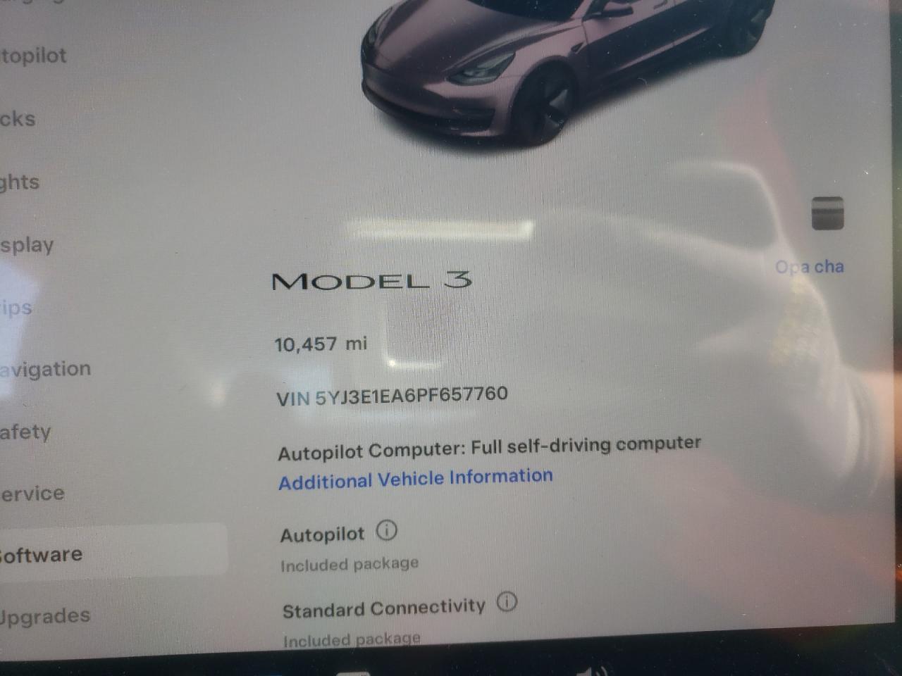 5YJ3E1EA6PF657760 2023 Tesla Model 3