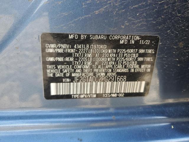 2023 SUBARU CROSSTREK - JF2GTACC2PG291668