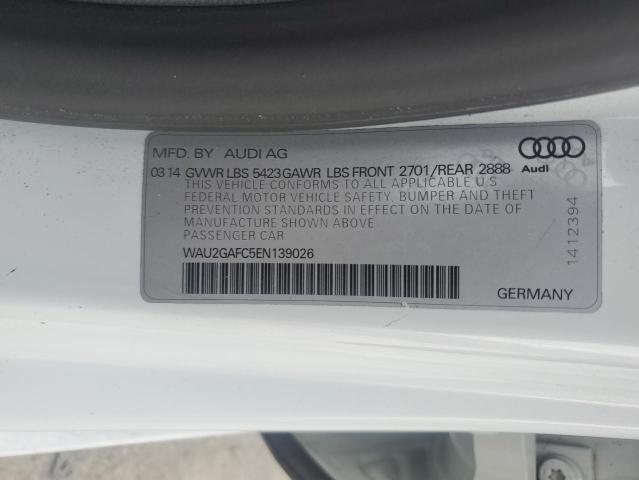 VIN WAU2GAFC5EN139026 2014 Audi A7, Prestige no.12