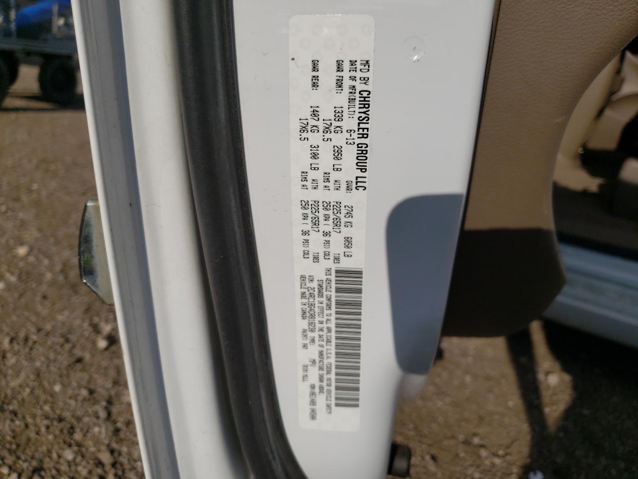 2C4RC1BG4DR818230 2013 Chrysler Town & Country Touring