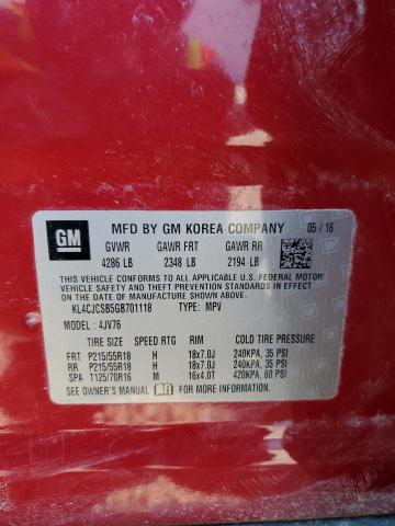 VIN KL4CJCSB5GB701118 2016 Buick Encore no.13