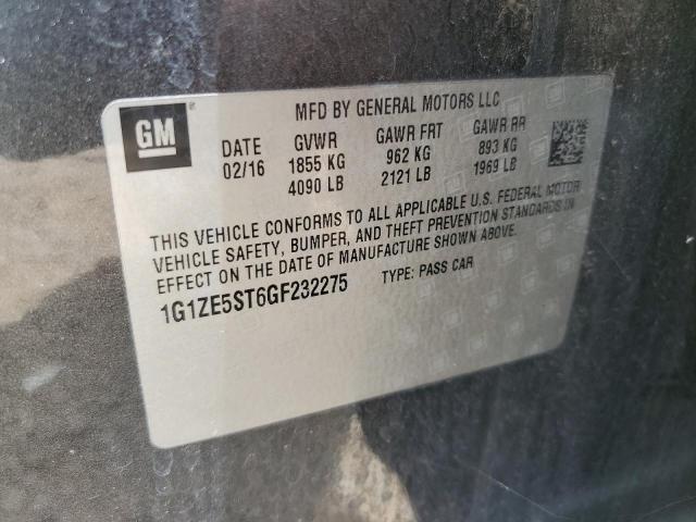 2016 CHEVROLET MALIBU LT - 1G1ZE5ST6GF232275