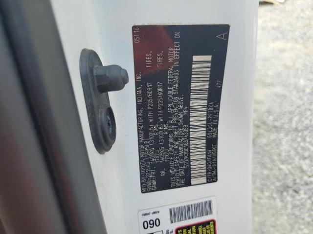 2016 TOYOTA SIENNA - 5TDZK3DC1GS743099