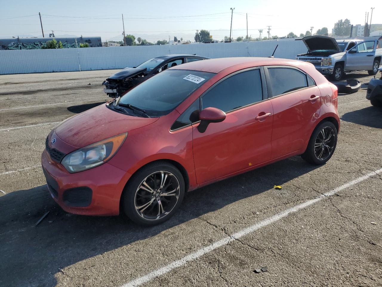 2013 Kia Rio Lx vin: KNADM5A32D6205752