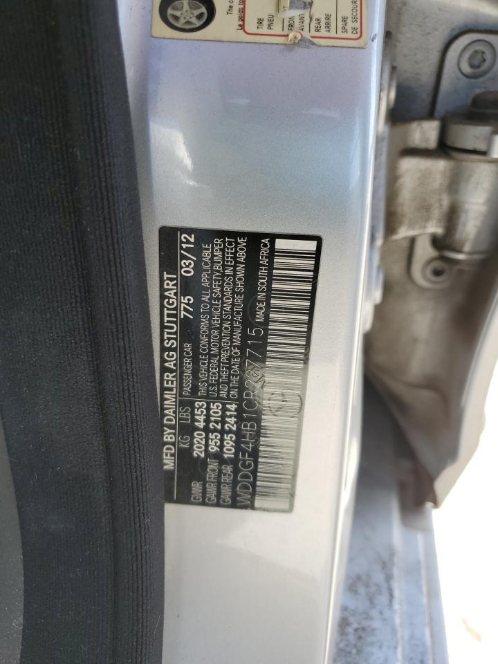 WDDGF4HB1CR227715 2012 Mercedes-Benz C 250