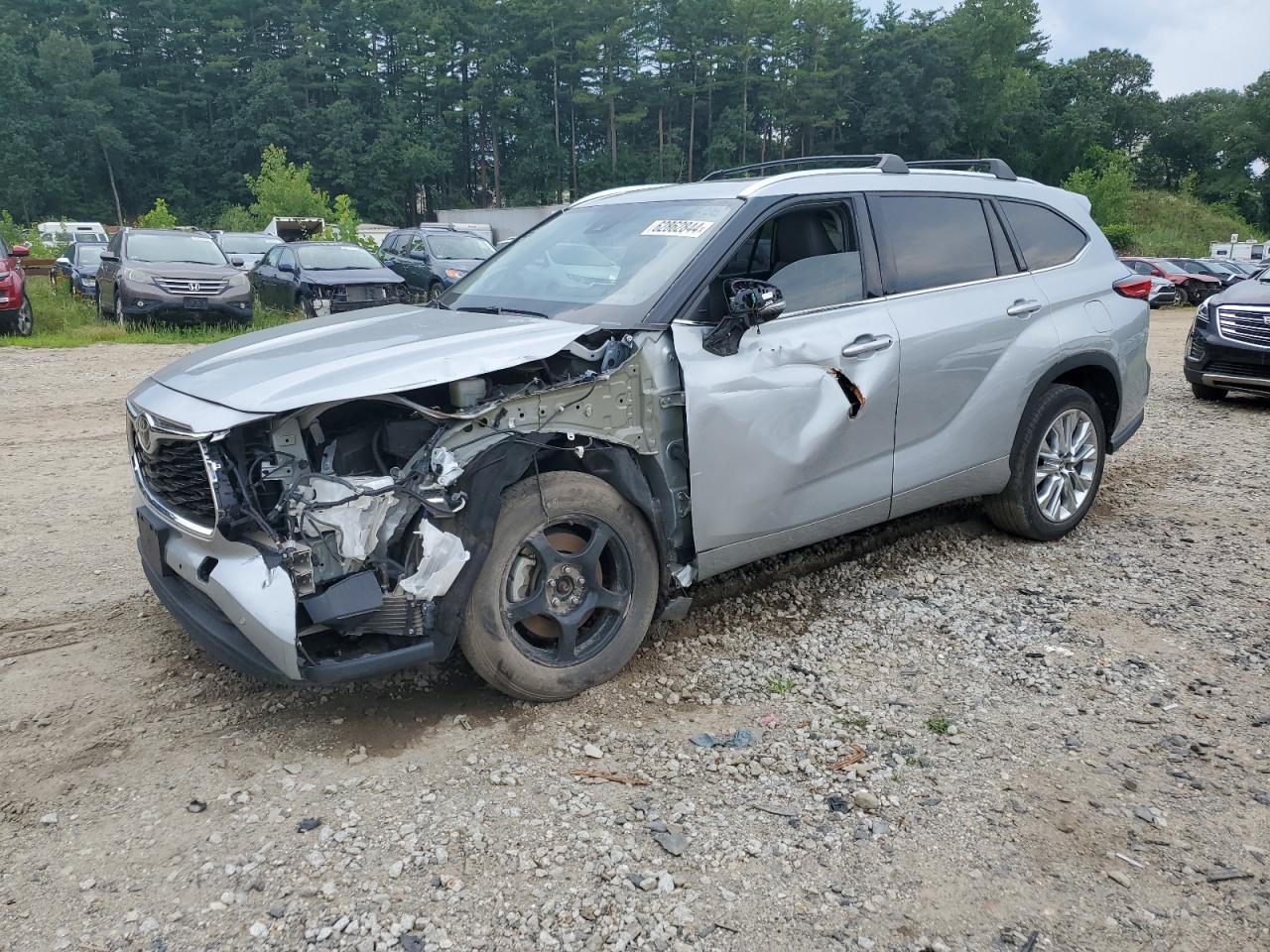 2021 Toyota Highlander Limited vin: 5TDYZRAH4MS521582