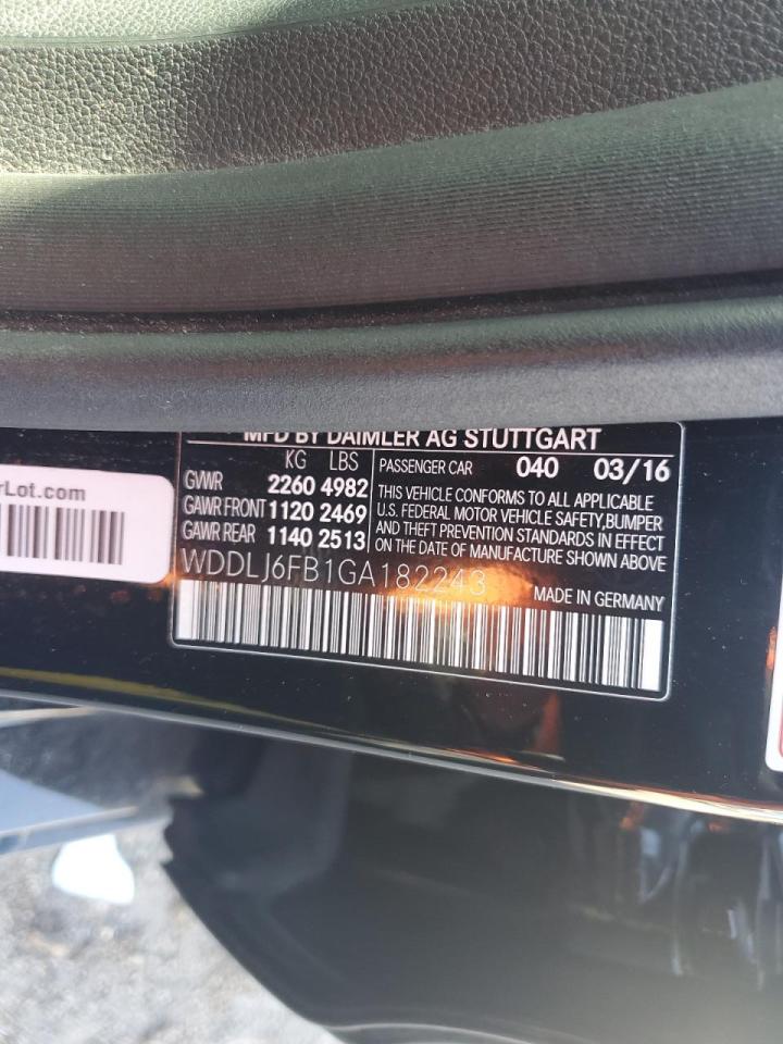 WDDLJ6FB1GA182243 2016 Mercedes-Benz Cls 400