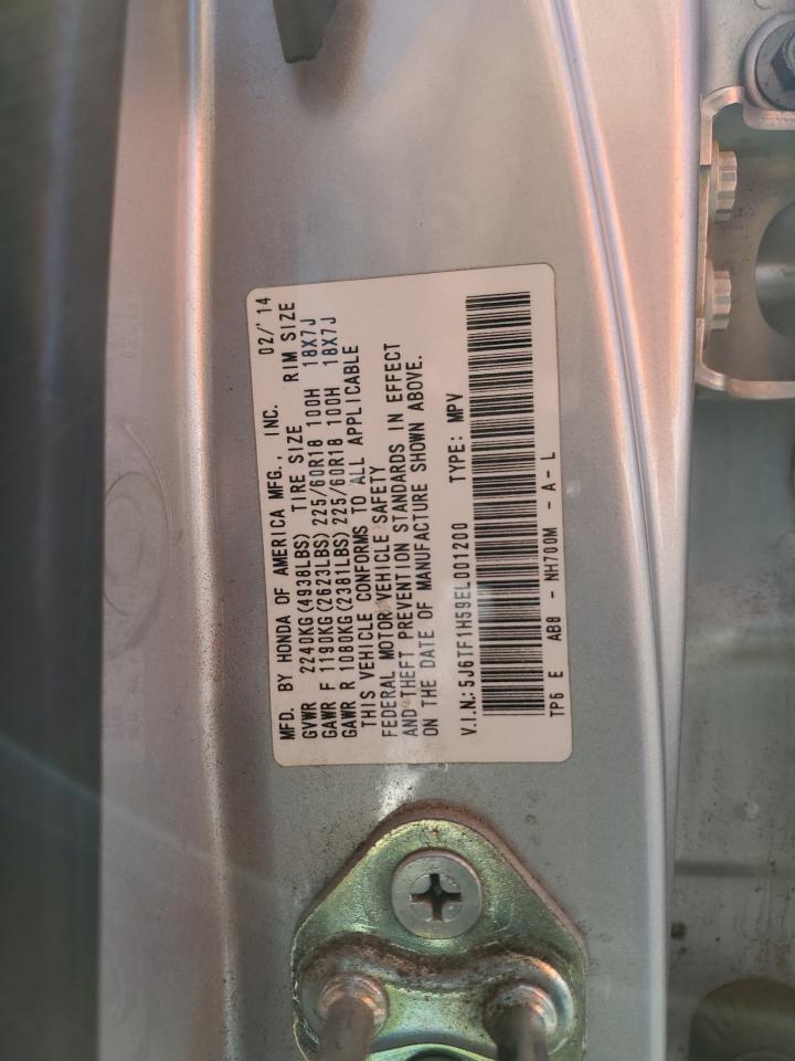 5J6TF1H59EL001200 2014 Honda Crosstour Exl