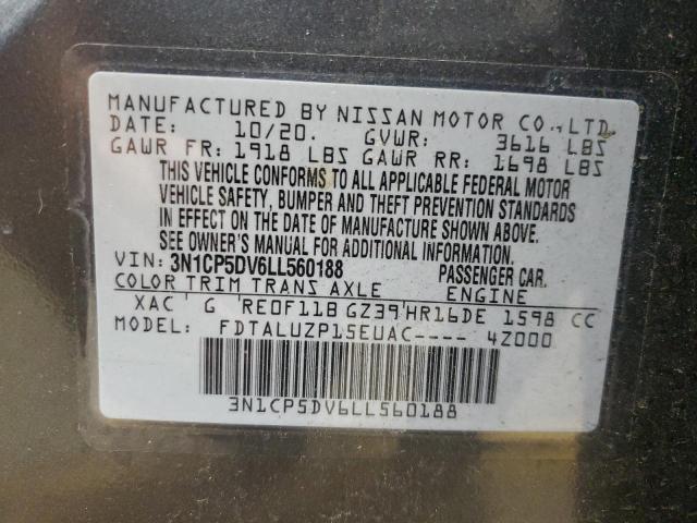 2020 NISSAN KICKS SR - 3N1CP5DV6LL560188
