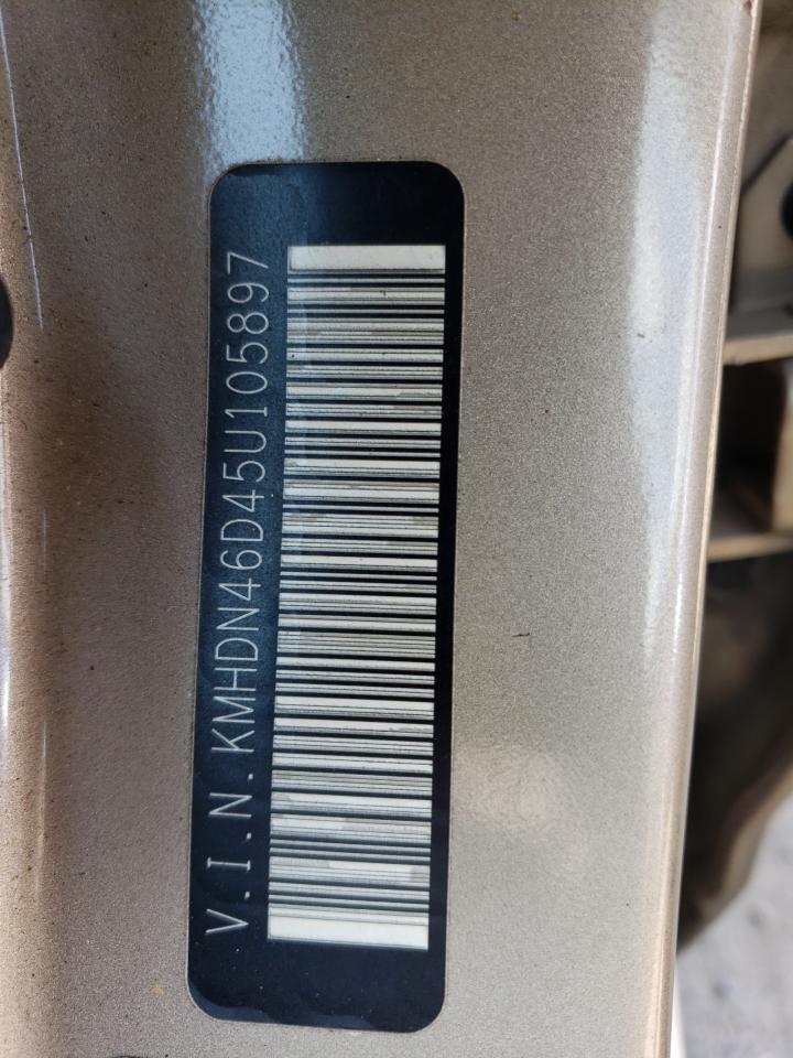 kmhdn46d45u105897 KMHDN46D45U105897 2005 Hyundai Elantra Gls