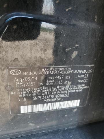 2015 HYUNDAI SONATA SPO - 5NPE34AF8FH056092