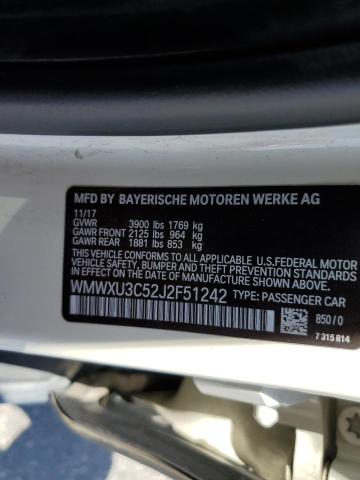 2018 Mini Cooper S VIN: WMWXU3C52J2F51242 Lot: 63313924