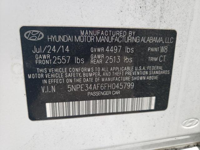 2015 Hyundai Sonata Sport VIN: 5NPE34AF6FH045799 Lot: 61428714